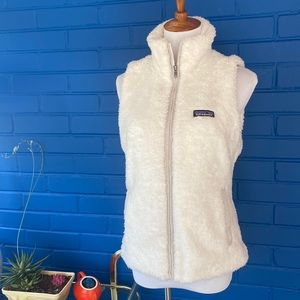 Patagonia women Los Gatos white birch vest small medium